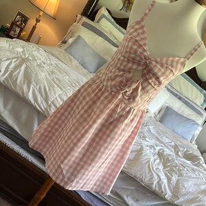 Pink Gingham Sundress